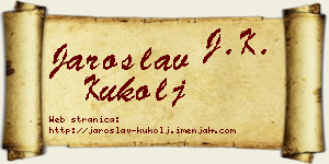 Jaroslav Kukolj vizit kartica